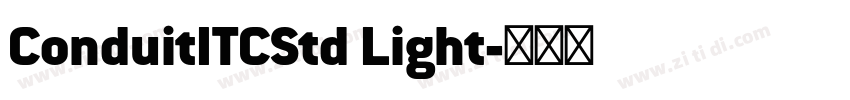 ConduitITCStd Light字体转换